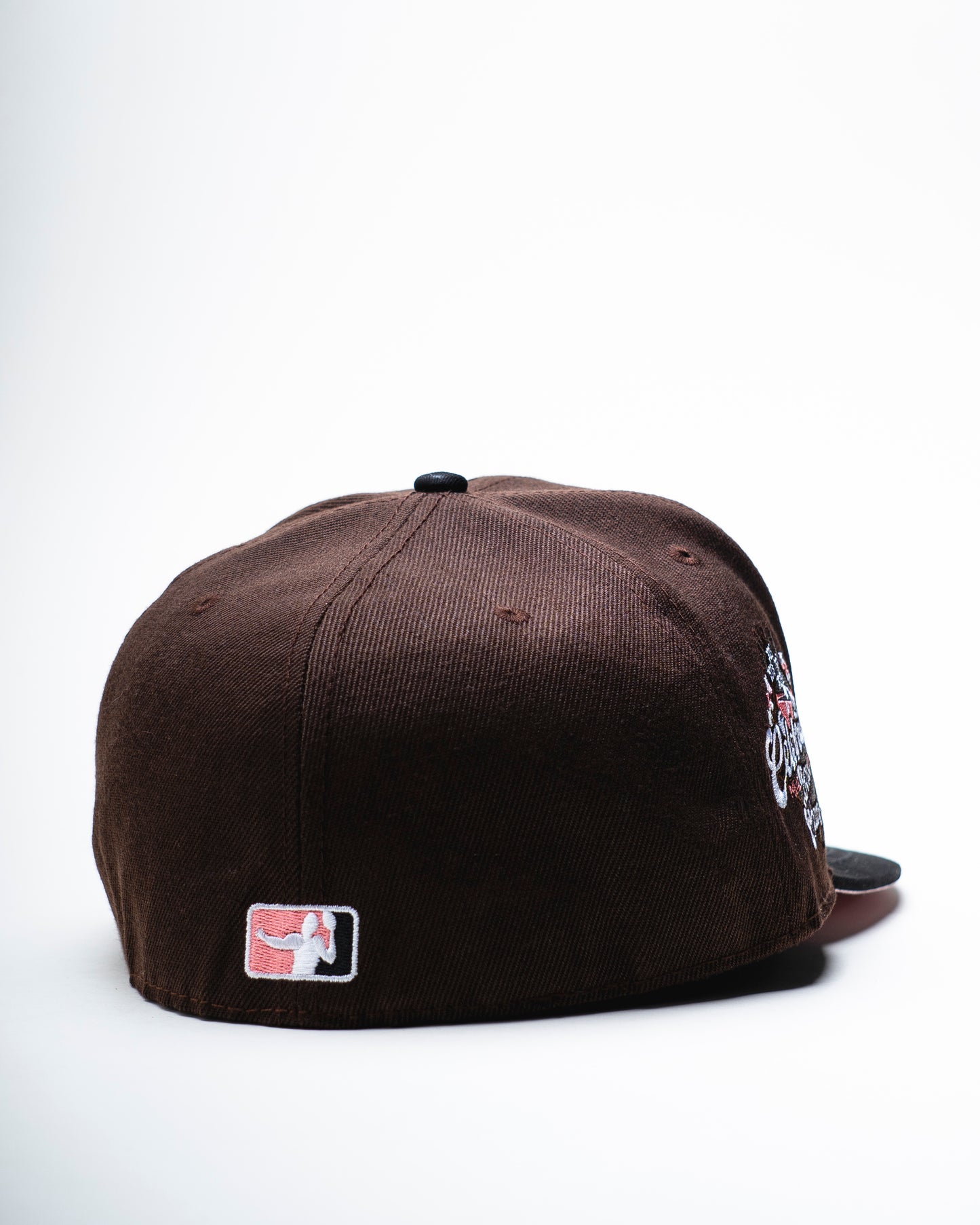 Mocha Brown/Pink Bowl Champs Fitted