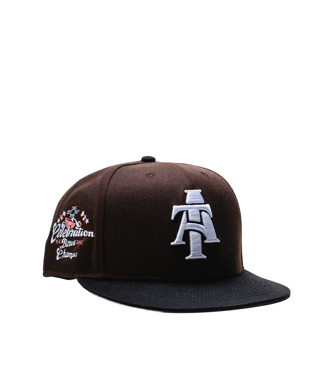 Mocha Brown/Pink Bowl Champs Fitted