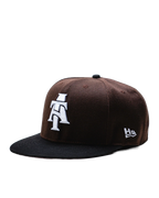 Mocha Brown/Pink Bowl Champs Fitted