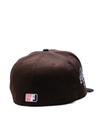Mocha Brown/Pink Bowl Champs Fitted
