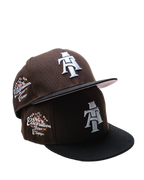 Mocha Brown/Pink Bowl Champs Fitted