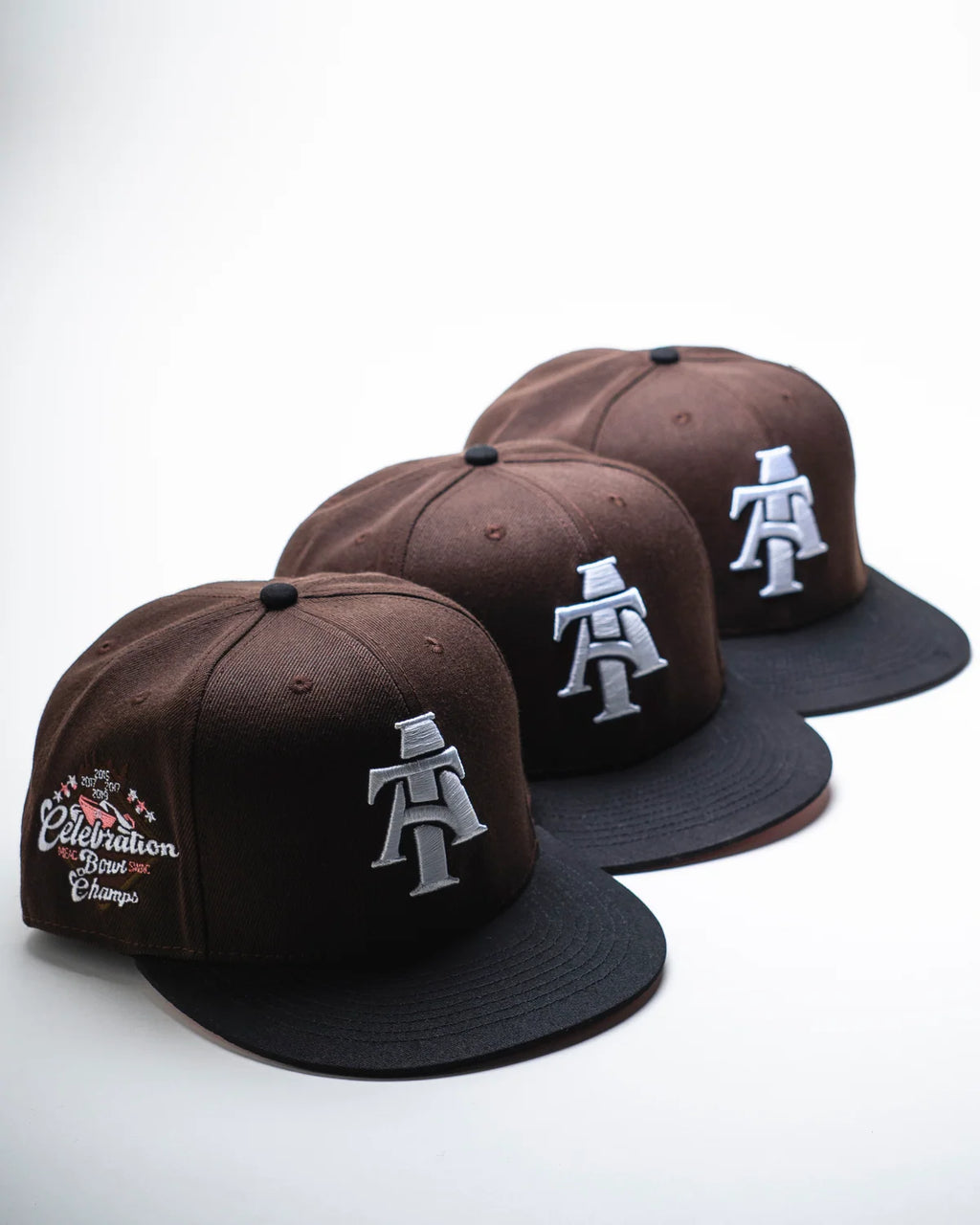 Mocha Brown/Pink Bowl Champs Fitted